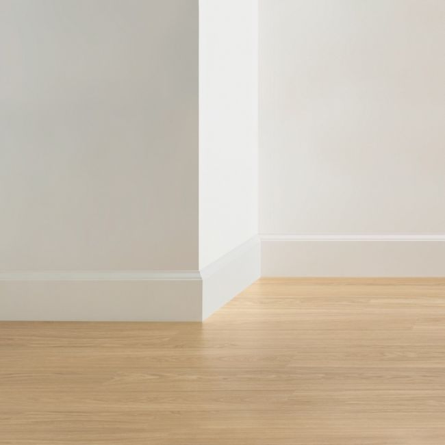 QS Paintable Skirting Board Ovolo QSISKRWHITE